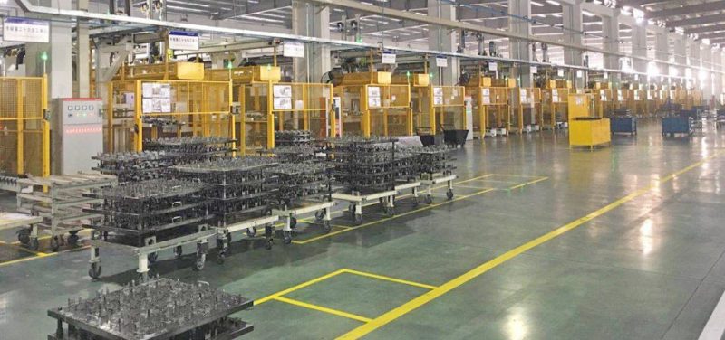 An Unmanned Factory For Electromechanical Brake Discs In A Certain Company