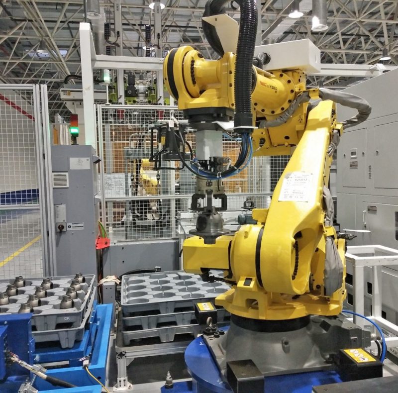 Liuzhou company- Difference Shell Joint Robot Sorting and Feeding Automatic Production Line